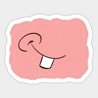 Mr patrick smile Sticker